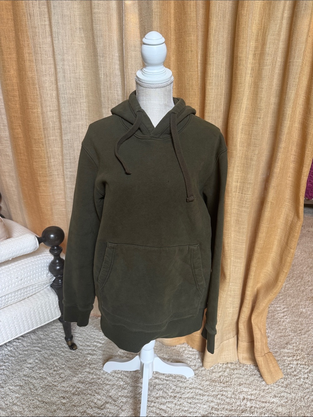 Stone Island Olive Green Hoodie